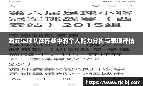 西安足球队在杯赛中的个人能力分析与表现评估